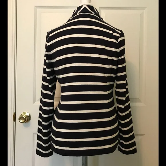 Beautiful Navy Striped Jacket - Picture 4 of 8